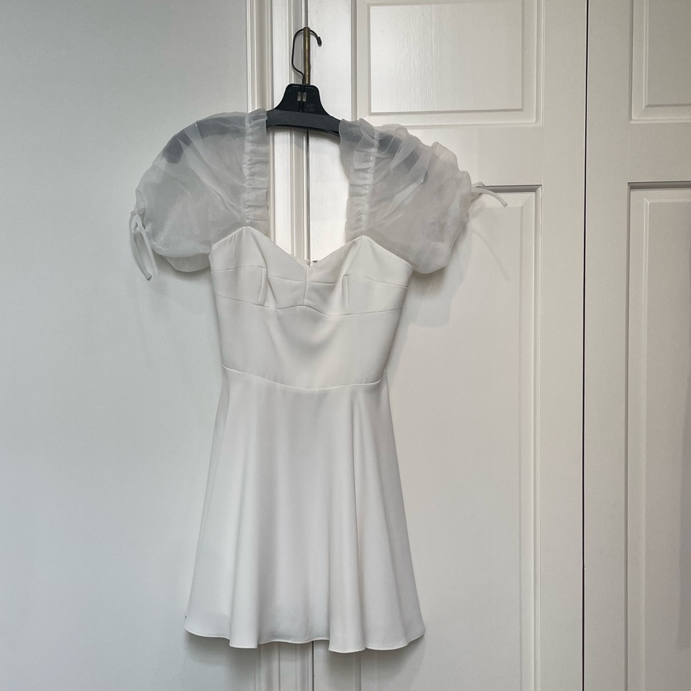 Amanda Uprichard Lively Puff Sleeve Dress - Small - Picture 4 of 7